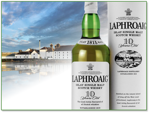 laphroaig 10 year old logo