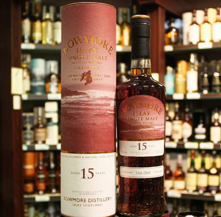 Trung-bay-Bowmore -15 yo