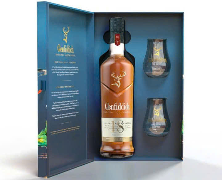 glenfiddich-18-Hop-Qua-2025-khi-mo-hop