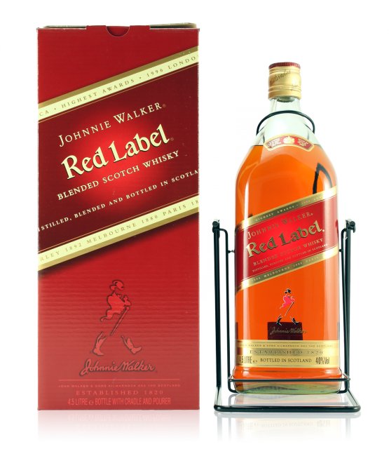 Walker red label 3 lit