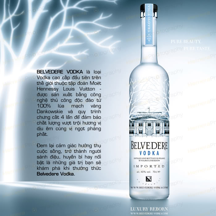 Vodka Belvédère Pure 700 ml - Belvedere - Vodka - Magazine Luiza